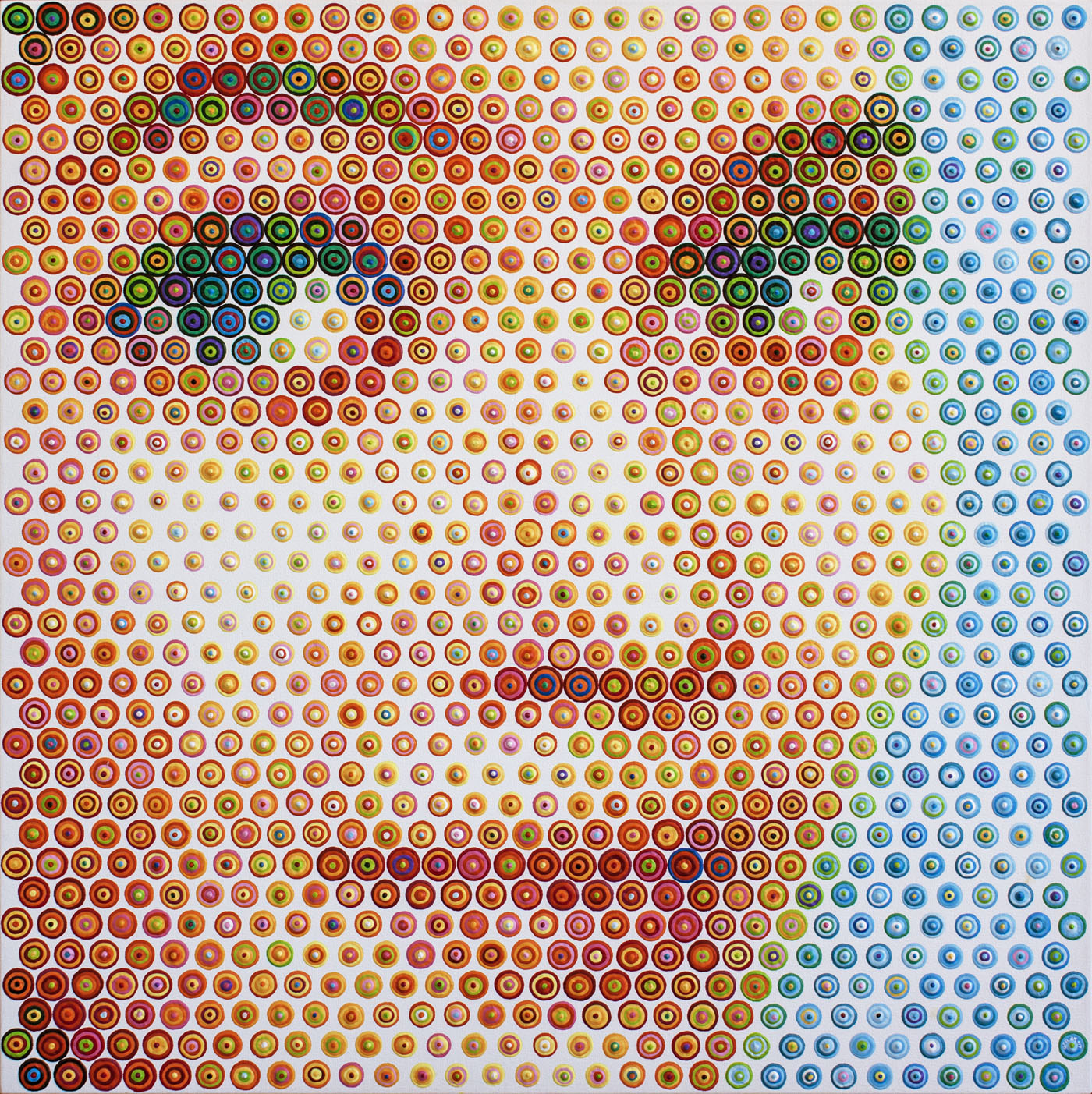 Gavin Rain Anna Karina acrilico su tela cm. 100 x 100