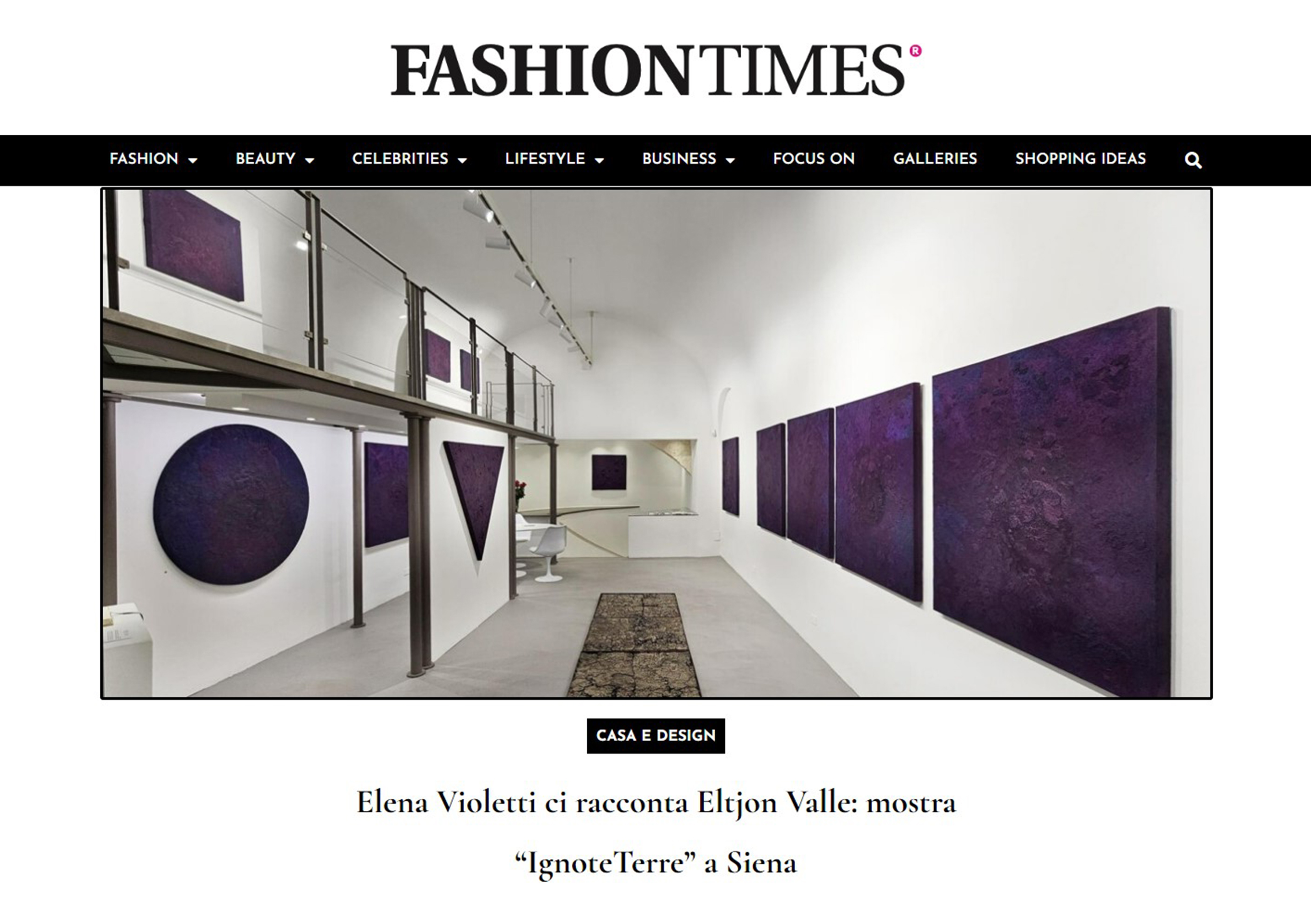 IgnoteTerre | Fashion Times | Article
