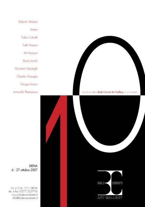 10. La storia della Biale Cerruti Art Gallery in un numero