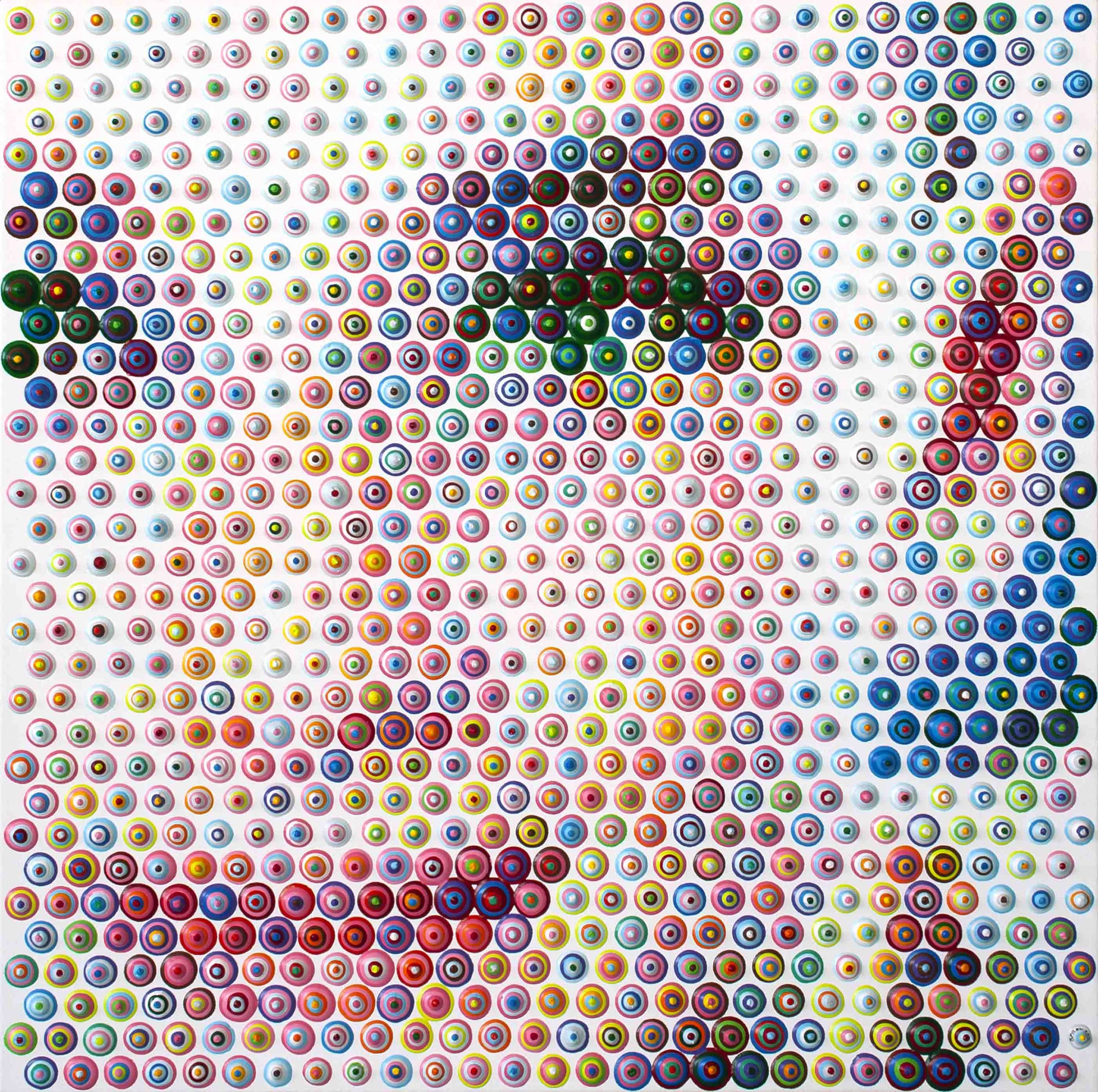 Audrey, Gavin Rain, acrilico su tela cm. 75x75