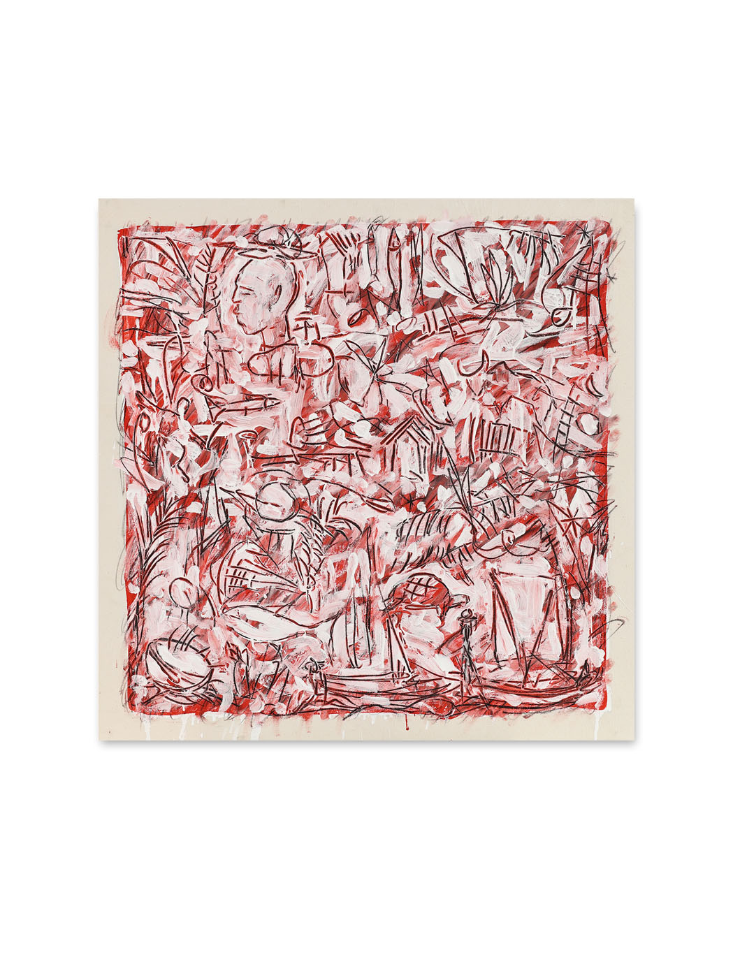 Carlo Pizzichini Isolarossa cm 80x80