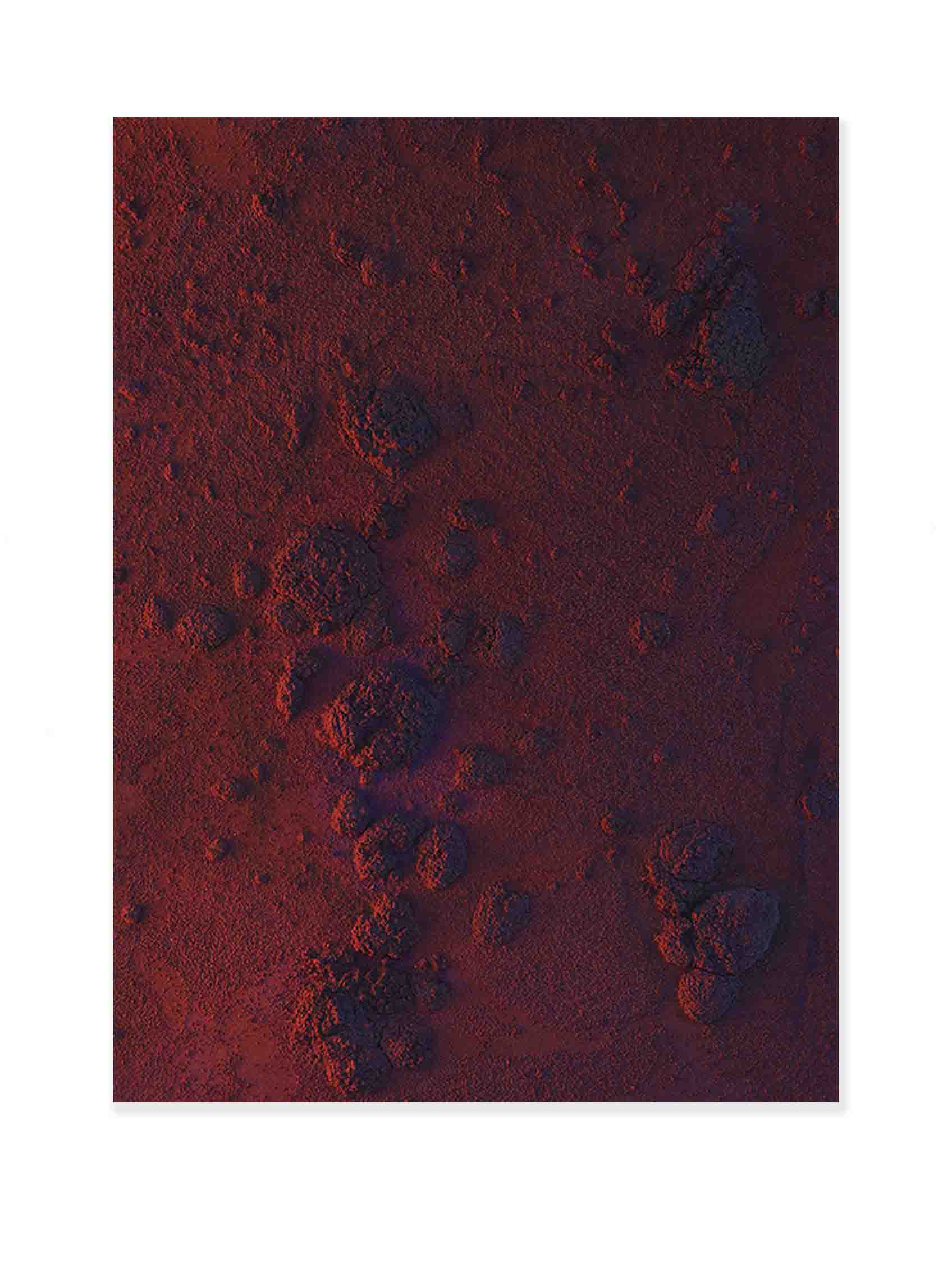 Eltjon Valle, Missing Earth , tecnica mista su tela diam. cm. 120
